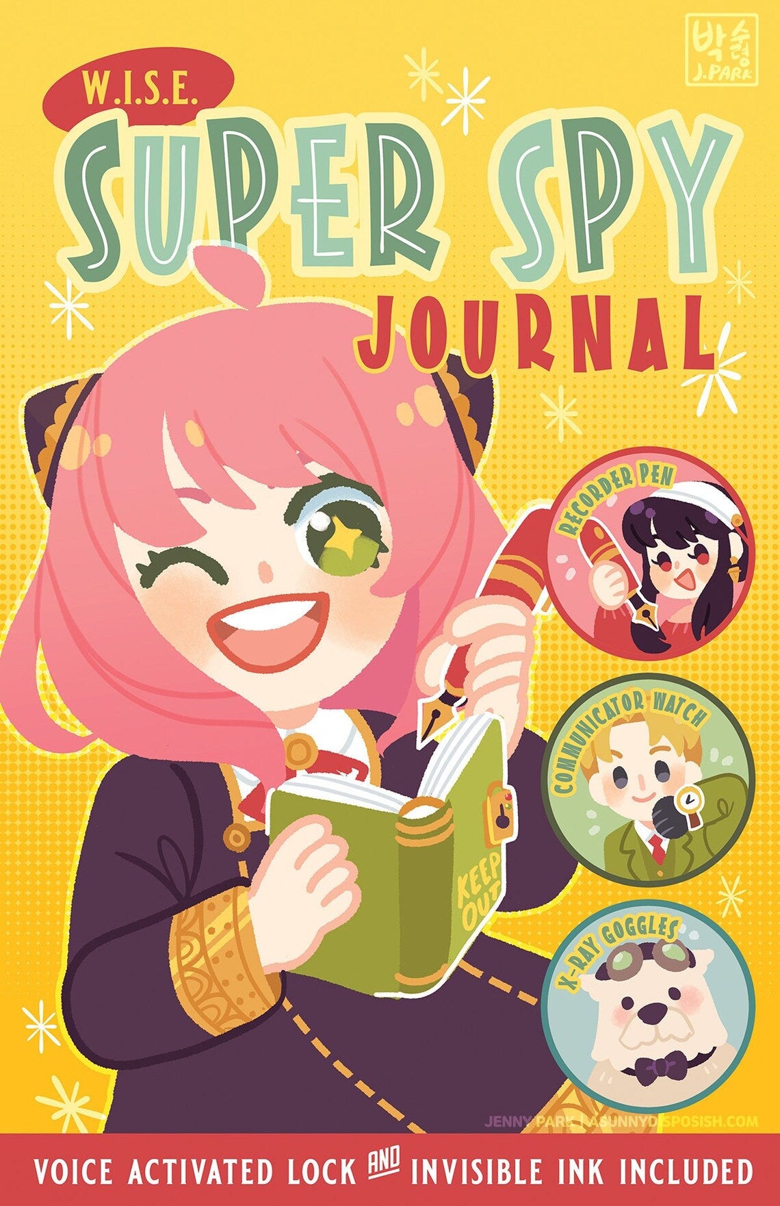 SxF Anya Super Spy Journal Print