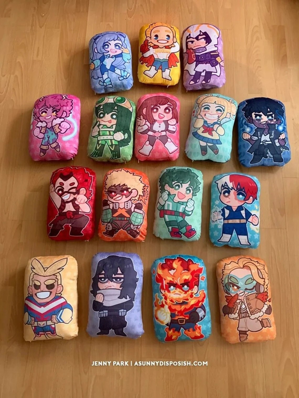 MHA Plush Pillows A Sunny Disposish mha-plush-pillows-a-sunny-disposish
