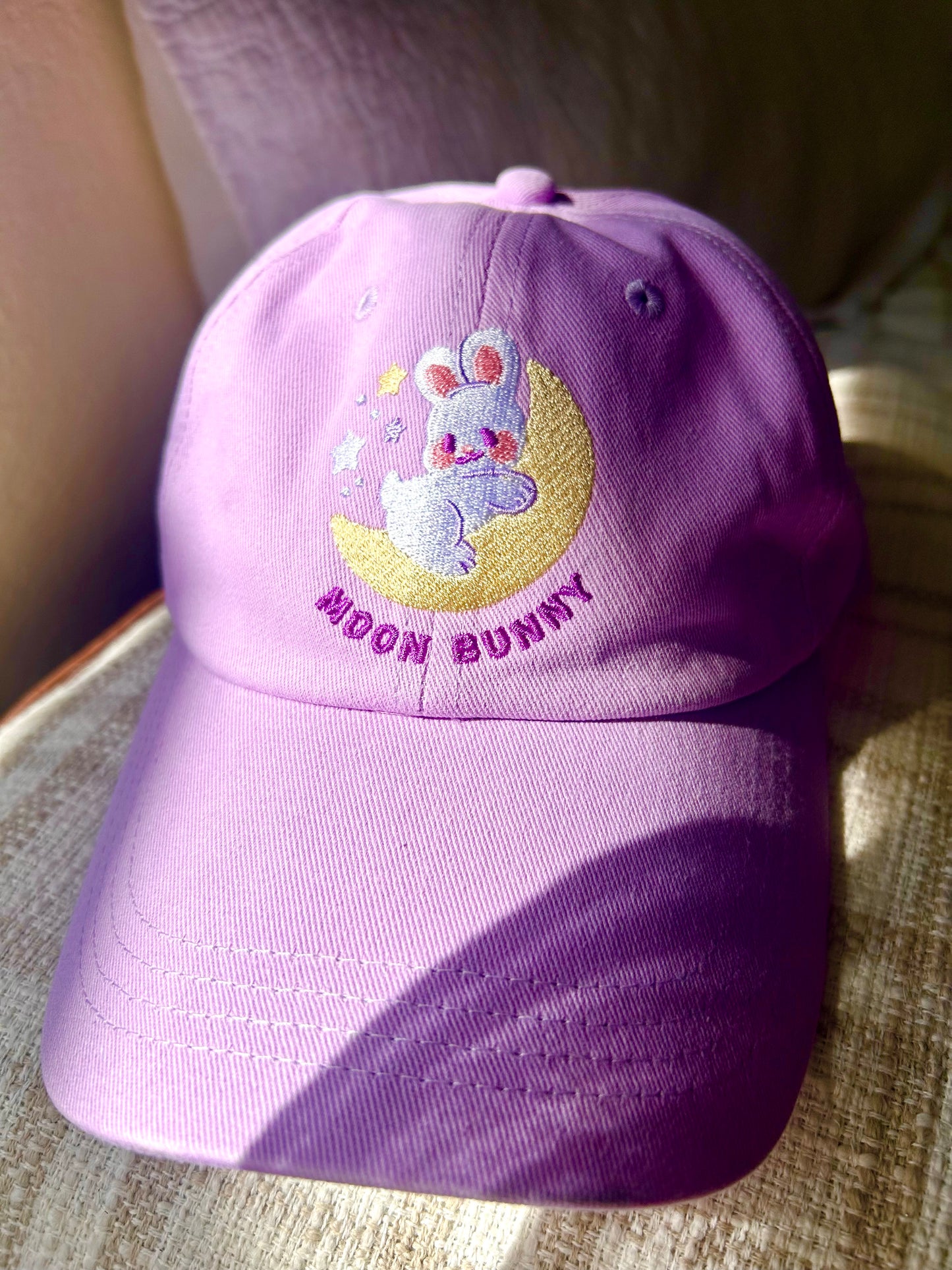 Moon Bunny Baseball Cap