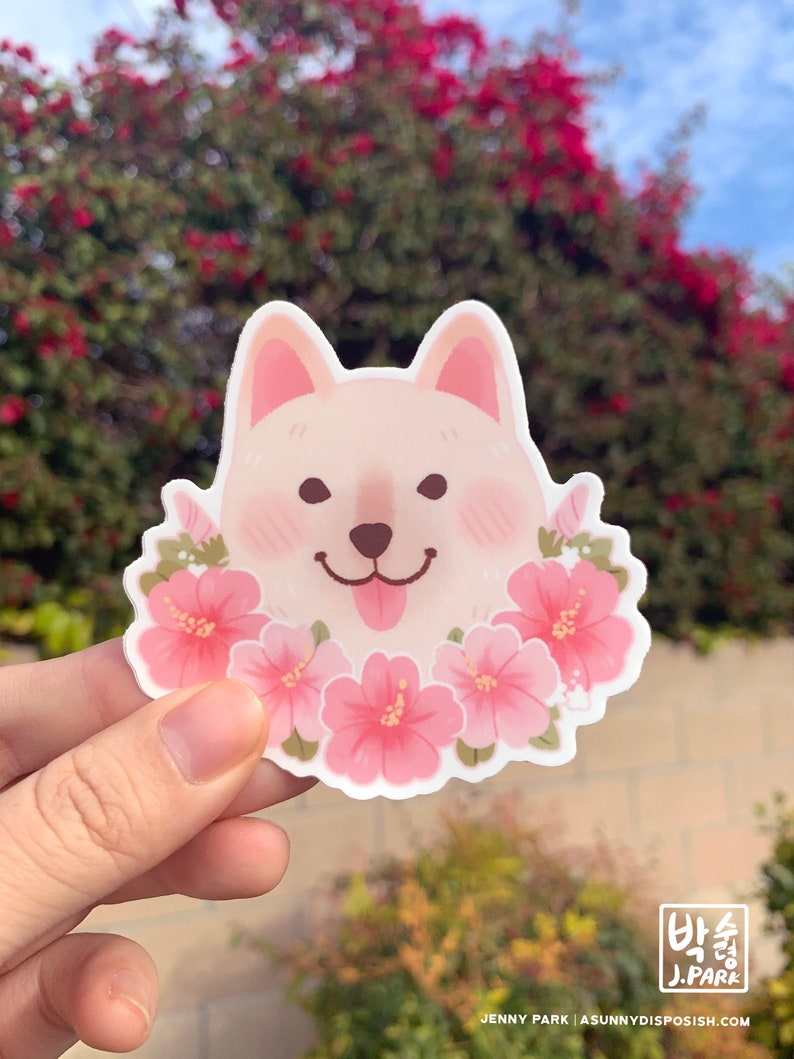 Mugunghwa Jindo 3" Vinyl Sticker