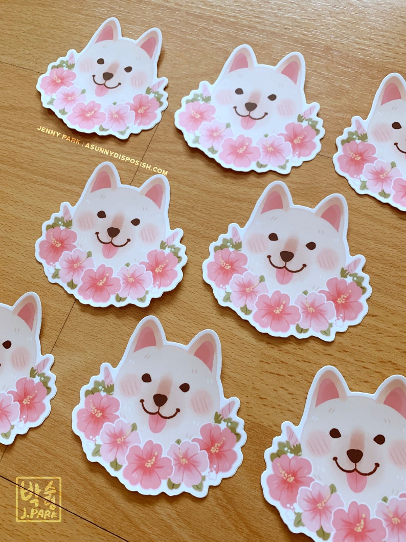 Mugunghwa Jindo 3" Vinyl Sticker