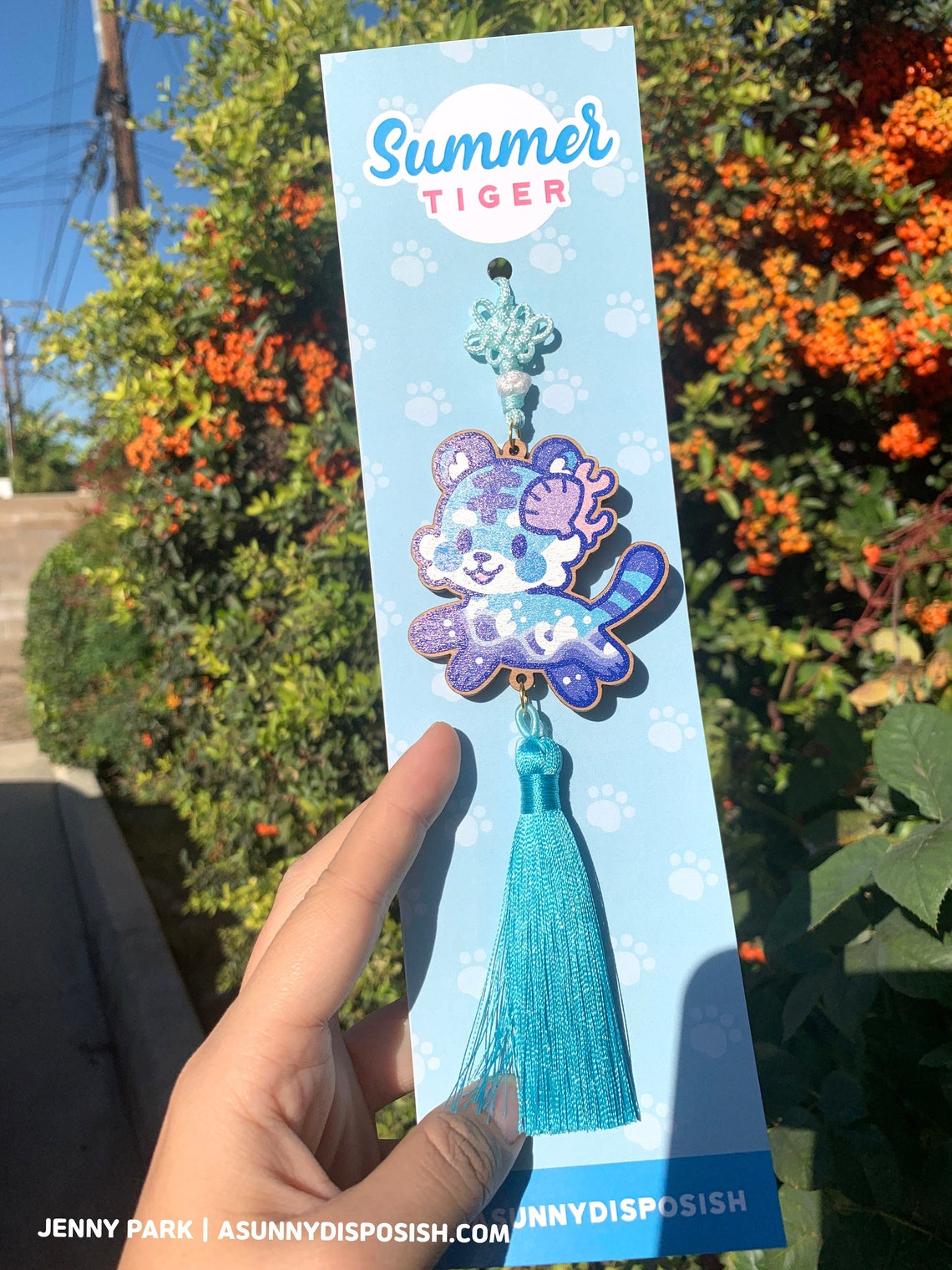 Summer Tiger Wooden Norigae