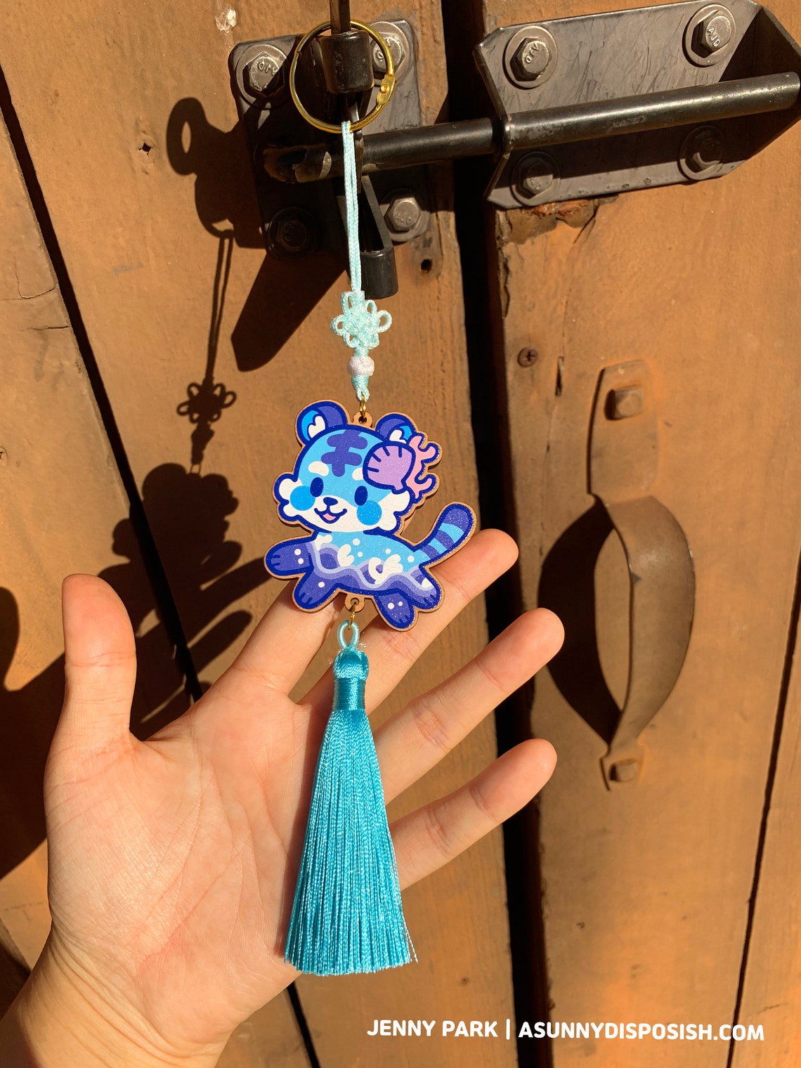 Summer Tiger Wooden Norigae