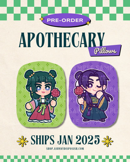 PREORDER Apothecary Plush Pillows [SHIPS JAN]