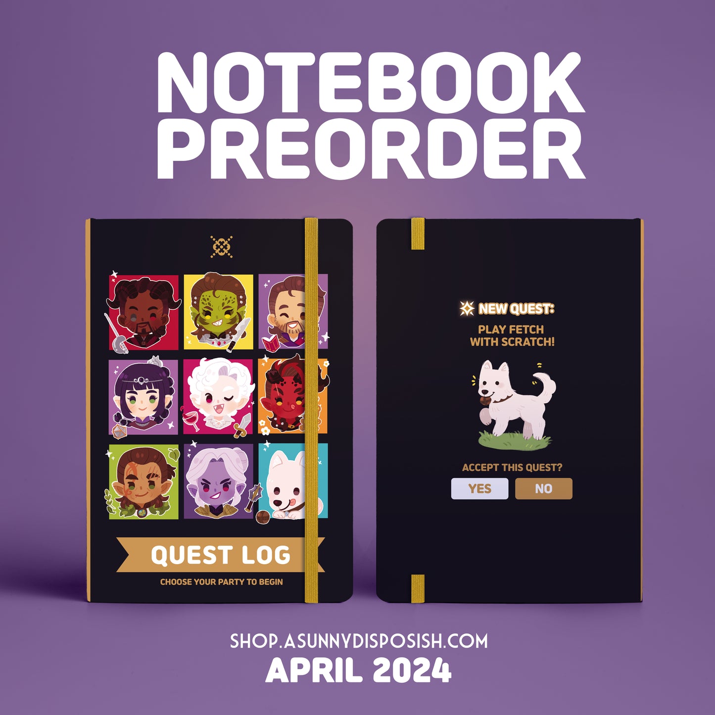 BG3 Quest Log Notebook