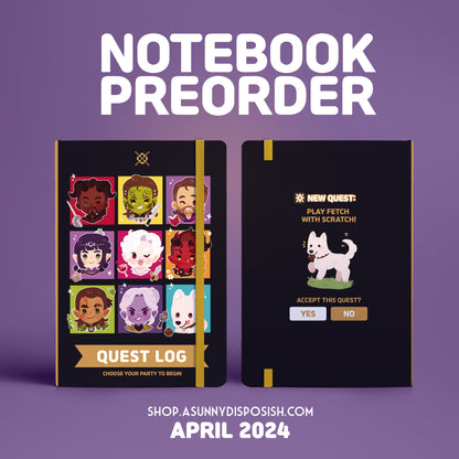 BG3 Quest Log Notebook