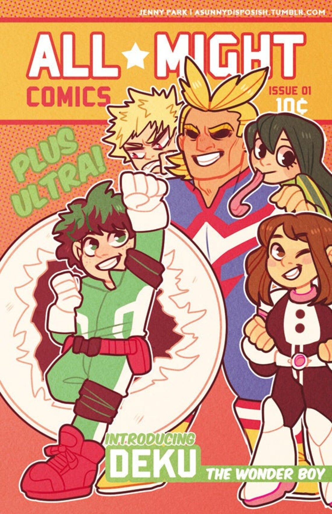 All Might Comics Print