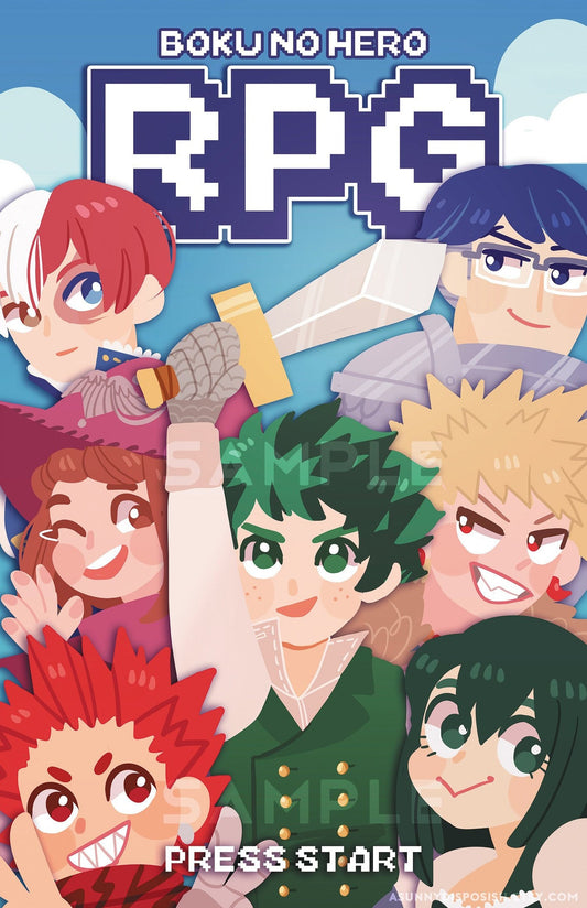 BNHA RPG Print