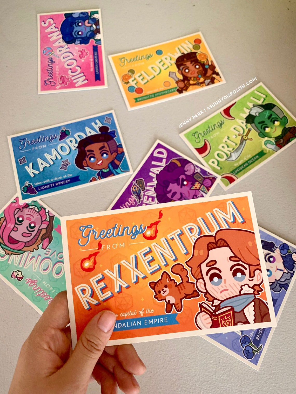 Critical Role Mighty Nein Postcards