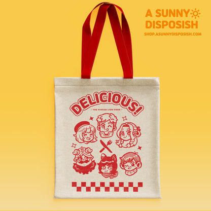 Dunmeshi Diner Canvas Tote Bag