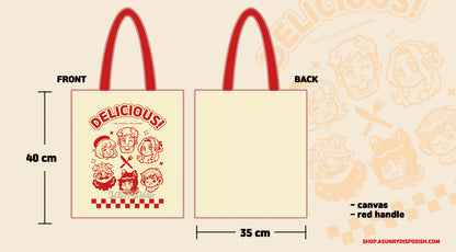 Dunmeshi Diner Canvas Tote Bag