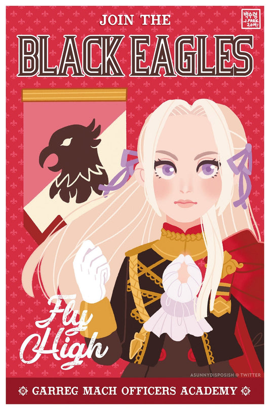 FE3H Black Eagles Print