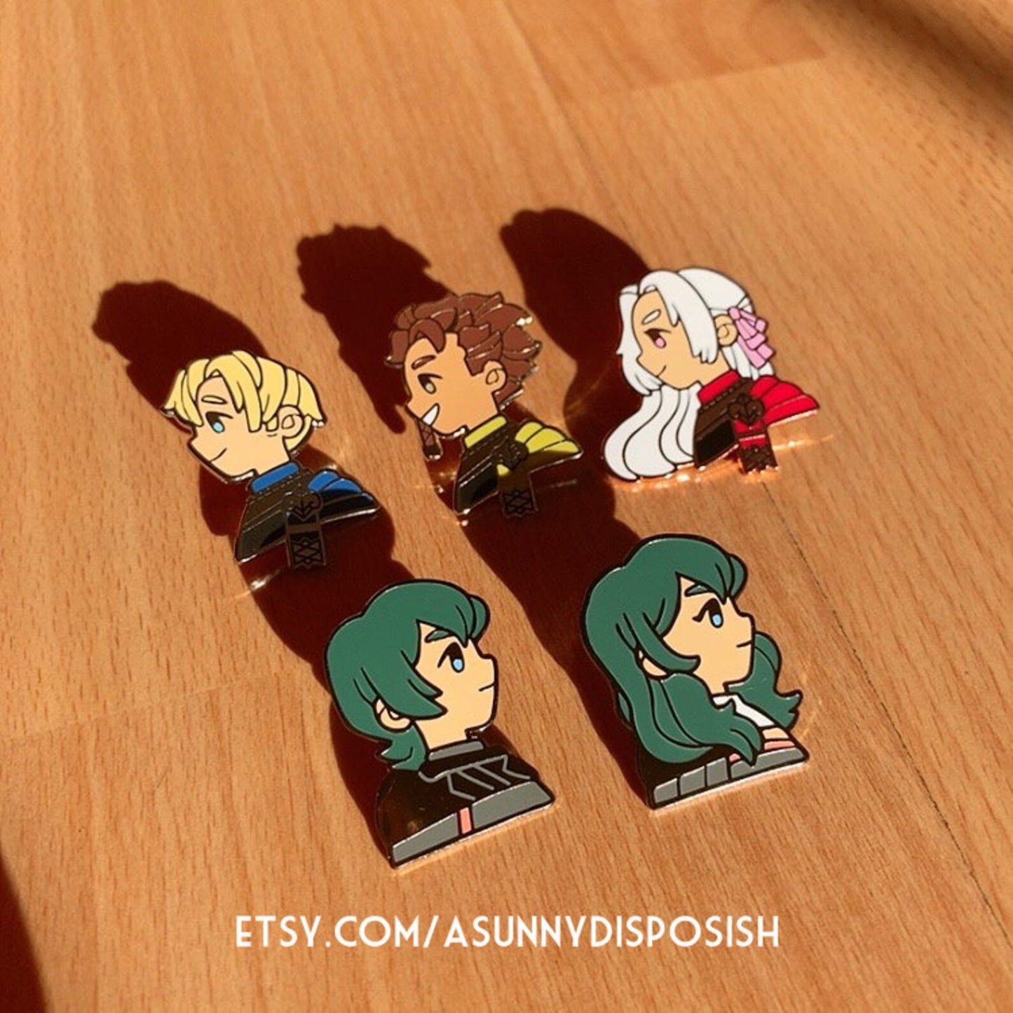 FE3H Byleth Collar Pin Set