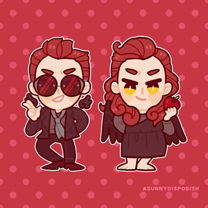 Good Omens Plush PIllows