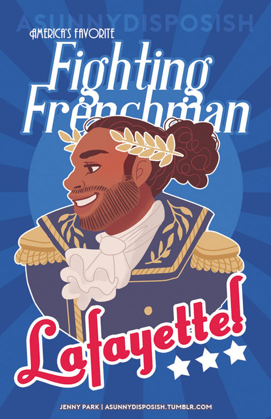 Lafayette America's Favorite Fighting Frenchman Print