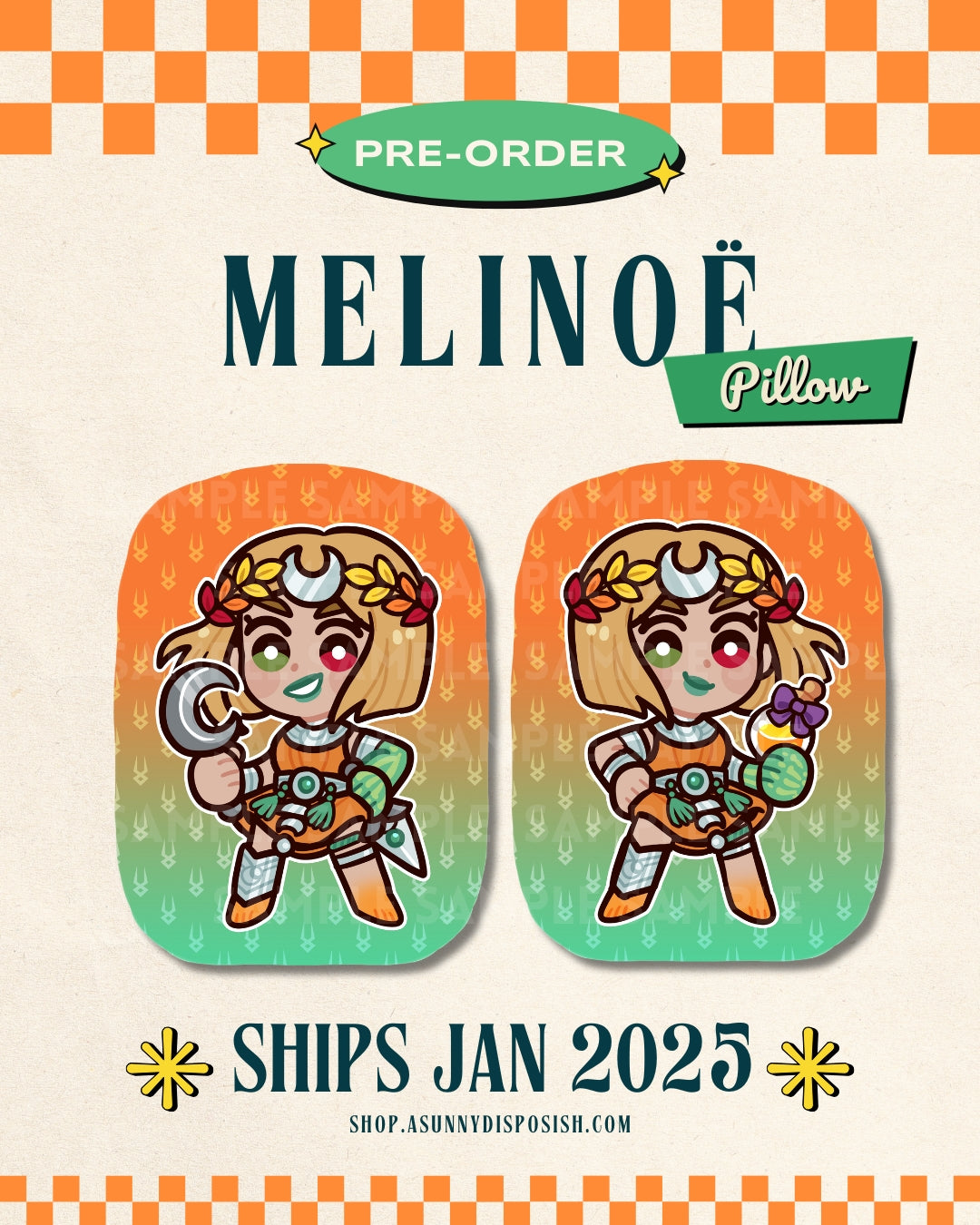 PREORDER Hades II Melinoë Plush Pillow [SHIPS JAN]