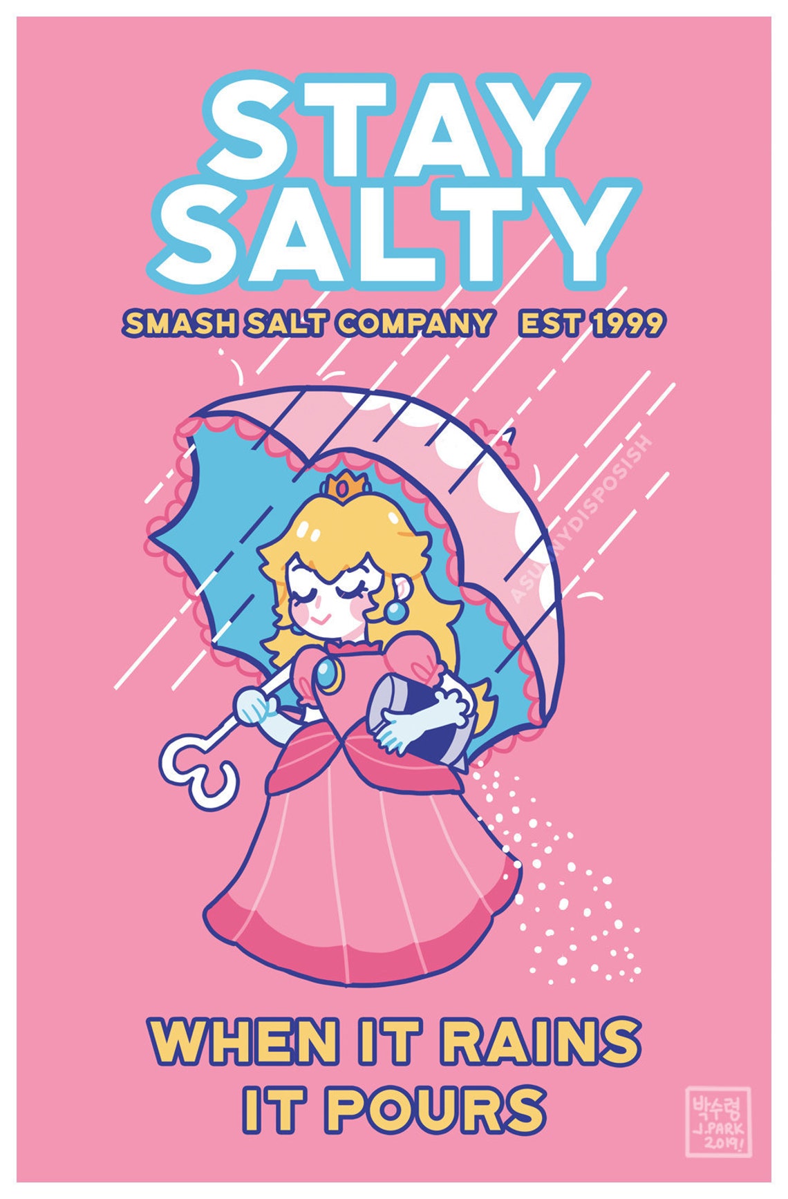 Stay Salty Peach Print